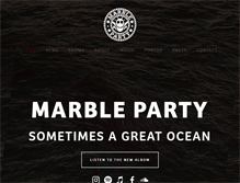 Tablet Screenshot of marbleparty.com